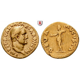 Römische Kaiserzeit, Galba, Aureus Juli 68 - Januar 69, ss-vz/ss+