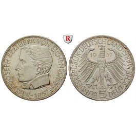 Bundesrepublik Deutschland, 5 DM 1957, Eichendorff, J, vz/vz-st, J. 391