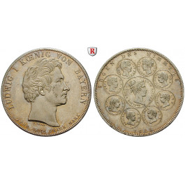 Bayern, Königreich, Ludwig I., Geschichtstaler 1828, ss-vz