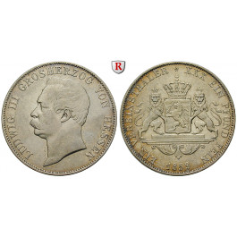 Hessen, Hessen-Darmstadt, Ludwig III., Vereinstaler 1859, ss+