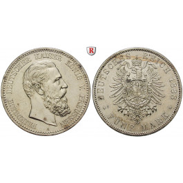 Deutsches Kaiserreich, Preussen, Friedrich III., 5 Mark 1888, A, ss+, J. 99