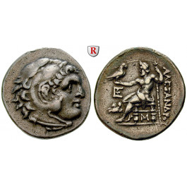 Makedonien, Königreich, Alexander III. der Grosse, Tetradrachme 280-275  v.Chr., ss