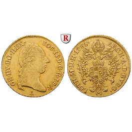 Römisch Deutsches Reich, Joseph II., Dukat 1786, ss+
