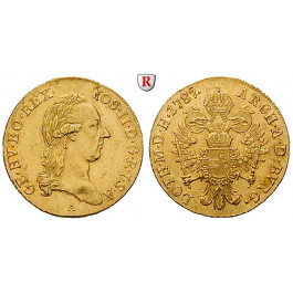 Römisch Deutsches Reich, Joseph II., Dukat 1787, ss-vz/vz