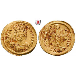 Byzanz, Justinian I., Solidus 545-565, ss+