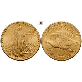 USA, 20 Dollars 1924, 30,09 g fein, vz