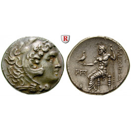 Makedonien, Königreich, Alexander III. der Grosse, Tetradrachme 280-200 v.Chr., ss+