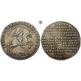 Brandenburg-Preussen, Kurfürstentum Brandenburg, Friedrich Wilhelm, Reichstaler 1675, ss+