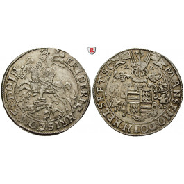 Mansfeld, Grafschaft, Mansfeld-Hinterort, Friedrich Christoph, Reichstaler 1629, ss-vz