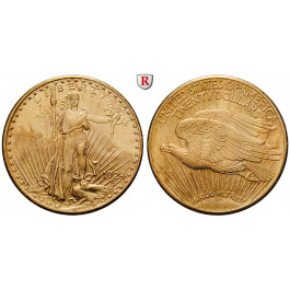 USA, 20 Dollars 1924, 30,09 g fein, vz