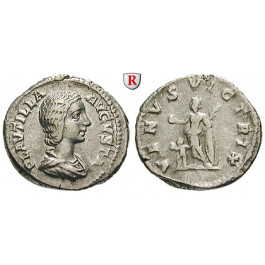 Römische Kaiserzeit, Plautilla, Frau des Caracalla, Denar 205, ss-vz/ss