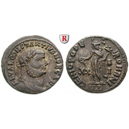 Römische Kaiserzeit, Constantius I., Caesar, Follis 301, ss-vz