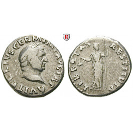 Römische Kaiserzeit, Vitellius, Denar April-Dez. 69, ss+