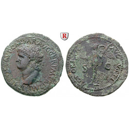 Römische Kaiserzeit, Nero, As 64-67, ss