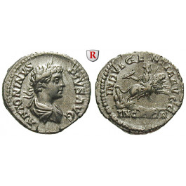 Römische Kaiserzeit, Caracalla, Denar 203, vz/ss-vz