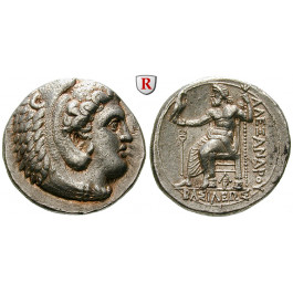 Makedonien, Königreich, Alexander III. der Grosse, Tetradrachme 328-320 v.Chr., vz+/vz