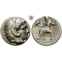 Makedonien, Königreich, Alexander III. der Grosse, Tetradrachme 323-317 v.Chr., ss-vz/ss