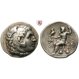 Makedonien, Königreich, Alexander III. der Grosse, Tetradrachme 300-280 v.Chr., ss