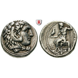 Makedonien, Königreich, Alexander III. der Grosse, Tetradrachme 320-280 v.Chr., ss