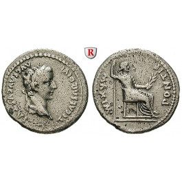 Römische Kaiserzeit, Tiberius, Denar 14-37, ss