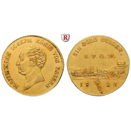 Bayern, Königreich, Maximilian I. Joseph, Goldgulden 1815, ss+