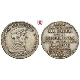 Schweiz, Zürich, Silberabschlag vom Dukat 1819, ss-vz