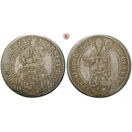 Salzburg, Bistum, Johann Ernst von Thun und Hohenstein, Reichstaler 1696, f.ss