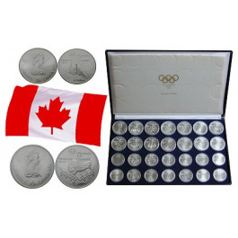 Kanada, Elizabeth II., Satz 1973-1976, 944,06 g fein, PP
