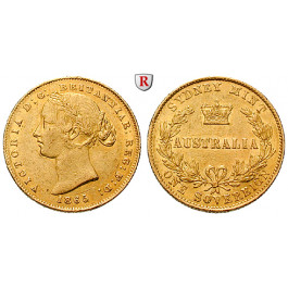 Australien, Victoria, Sovereign 1857-1870, 7,32 g fein, ss