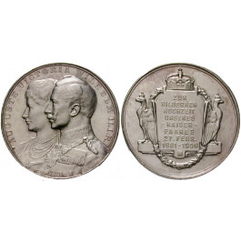 Brandenburg-Preussen, Königreich Preussen, Wilhelm II., Silbermedaille 1906, f.st