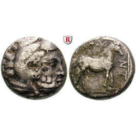 Makedonien, Königreich, Amyntas III., 1. Regierung, Tetradrachme 389-383 v.Chr., s-ss
