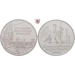 Bundesrepublik Deutschland, 10 DM 2000, PP, J. 477