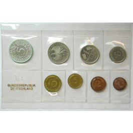 Bundesrepublik Deutschland, Kursmünzensatz 1969, nicht originalverpackt, J, PP