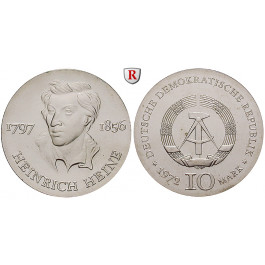 DDR, 10 Mark 1972, Heine, st, J. 1542