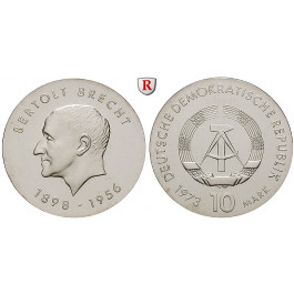 DDR, 10 Mark 1973, Brecht, st, J. 1544
