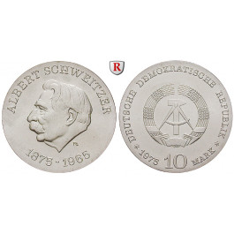 DDR, 10 Mark 1975, Schweitzer, st, J. 1554