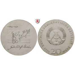 DDR, 20 Mark 1975, Bach, vz-st, J. 1555