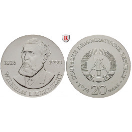 DDR, 20 Mark 1976, Liebknecht, st, J. 1561