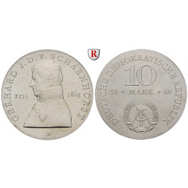 DDR, 10 Mark 1980, von Scharnhorst, vz-st, J. 1577