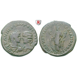 Römische Provinzialprägungen, Thrakien-Donaugebiet, Markianopolis, Julia Domna, Frau des Septimius Severus, Bronze, f.ss