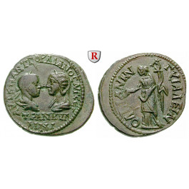 Römische Provinzialprägungen, Thrakien, Anchialos, Tranquillina, Frau Gordianus III., 5 Assaria, ss-vz/vz