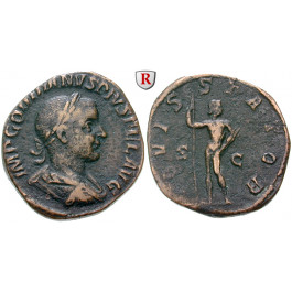 Römische Kaiserzeit, Gordianus III., Sesterz 241-243, f.ss