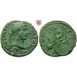 Römische Kaiserzeit, Traianus, As 99-100, ss+