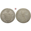 Mecklenburg, Mecklenburg-Schwerin, Friedrich Franz I., 2/3 Taler 1797, nearly vf