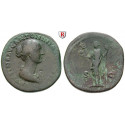 Roman Imperial Coins, Faustina Junior, wife of Marcus Aurelius, Sestertius 147-175, vf