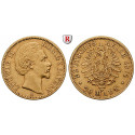 German Empire, Bayern, Ludwig II., 20 Mark 1874, D, good vf, J. 197