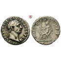 Roman Imperial Coins, Trajan, Denarius 98-99, vf