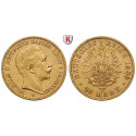 German Empire, Preussen, Wilhelm II., 20 Mark 1889, A, good vf, J. 250