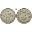 Weimar Republic, Commemoratives, 3 Reichsmark 1925, D, xf, J. 321