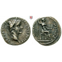 Roman Imperial Coins, Tiberius, Denarius 14-37, vf